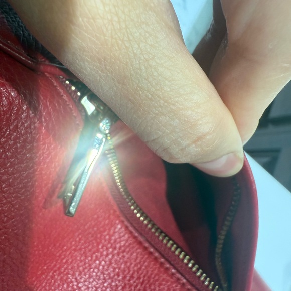 Coach Vibrant Red Leather Shoulder Bag - Used/Pre Owned - Picture 9 of 16